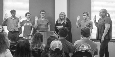 Cody Hodge Freshman Senator Induction 2019