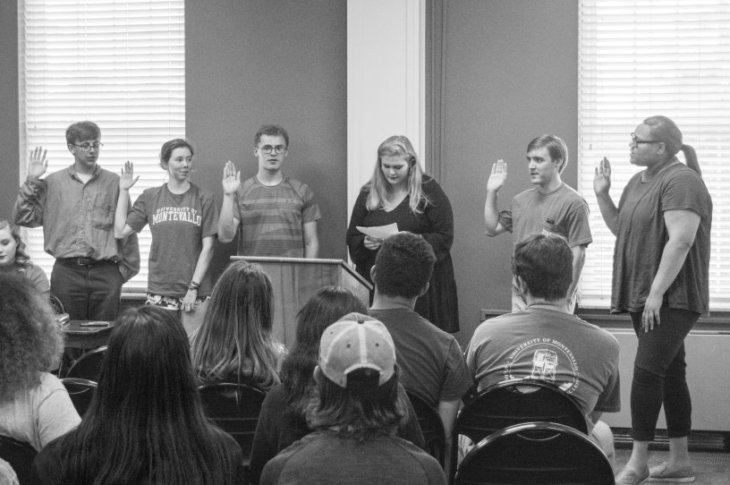 Cody Hodge Freshman Senator Induction 2019