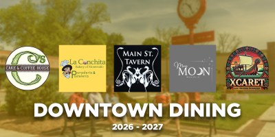 Photo of 5 restaurants included in downtown dining program